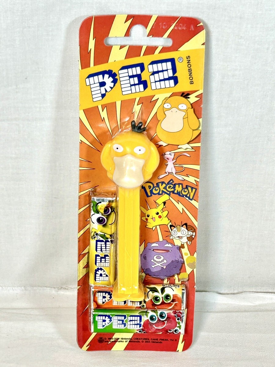 Vintage 2001 Pokemon Sealed Psyduck Pez Dispenser Collectible Rare