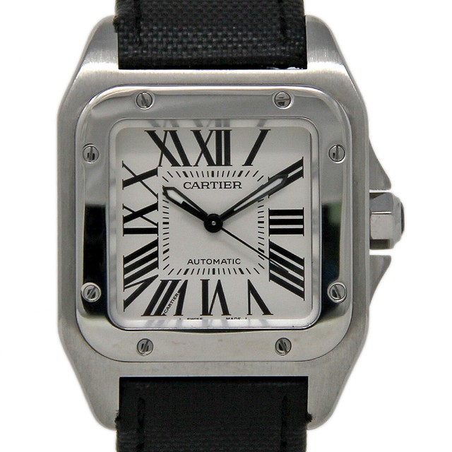 Cartier Santos Silver Unisex Adult 
