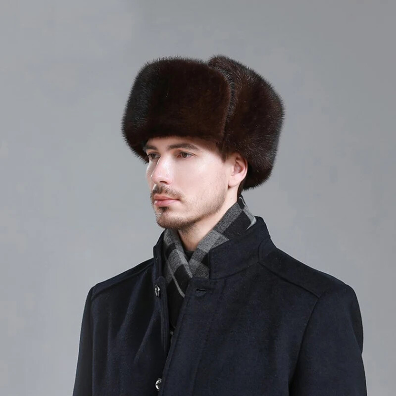 BNWT Genuine mink winter hat. made in ?? by Mitchie’s Mitchie main image 4