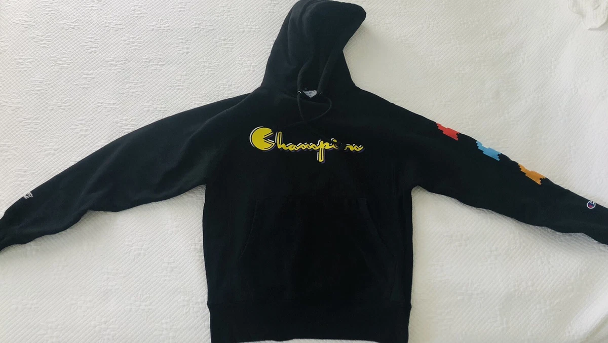 Pacman Champion Hoodie (Adult Small) | eBay