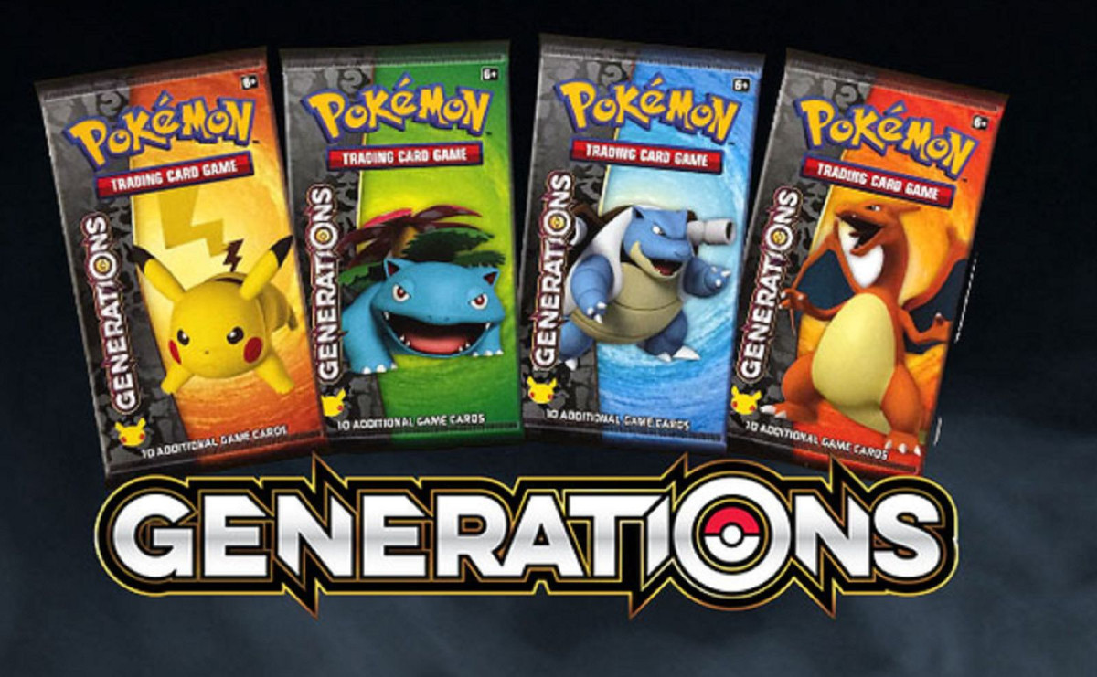 pokemon generations booster pack 未開封　2 EACH **ARTWORK** POKEMON TCG~4X GENERATIONS BOOSTER PACK