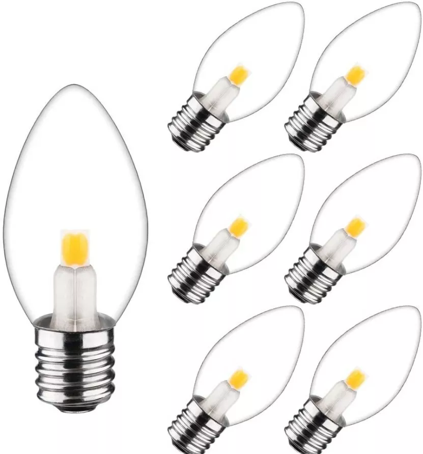 LED Night Light Bulb C7 E12 LED Bulbs Candelabra Light Bulbs