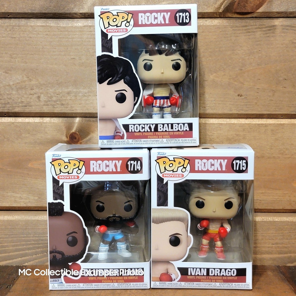 Rocky Balboa Clubber Lang Ivan Drago Rocky III & IV Funko