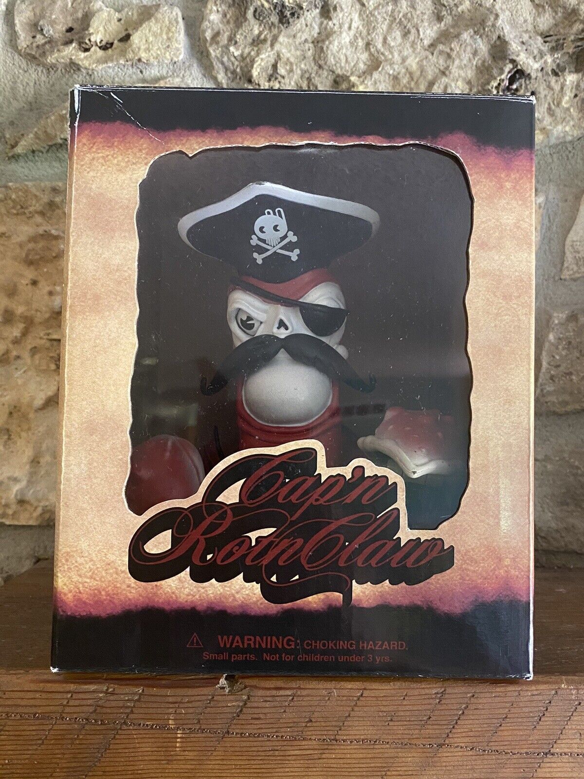 Greg Simkins Craola Signed Box Cap’n RotnClaw Red Edition Vinyl Figure Lowbrow