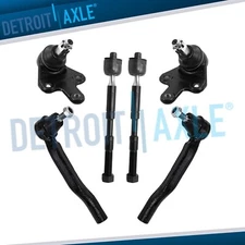 Front Inner Outer Tie Rod Ends Lower Ball Joints for 2011 - 2020 Toyota Sienna