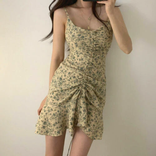 Yellow Floral Dresses for Women