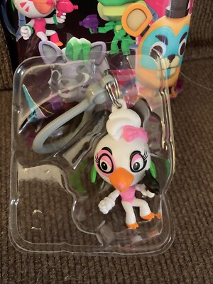 Five Nights At Freddy's Security Breach Glamrock Chica W/Blaster Bag Clip Hanger