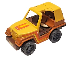 Vintage Jeep, CJ 1983 Playskool DIZZY DRIVER Friction Toy Vehicle-ONLY