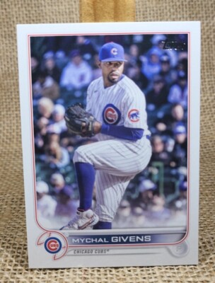 2022 Topps Update Series Mychal Givens Baseball Card US140 Chicago Cubs FREE S&H