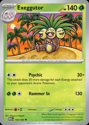 Pokemon Exeggutor (103/207) 151 LP | eBay