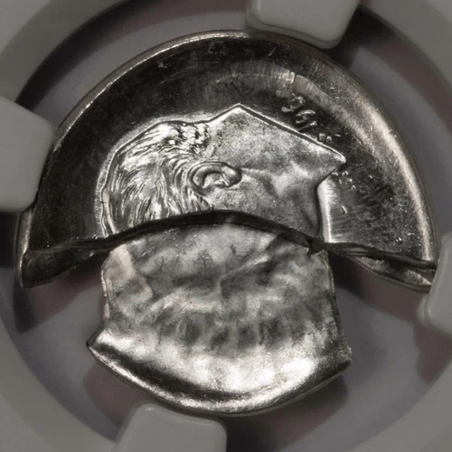 1964 NGC MS63 Huge Silver Mushroom Broadstruck Indent Dime Mint Error Amazing!!!