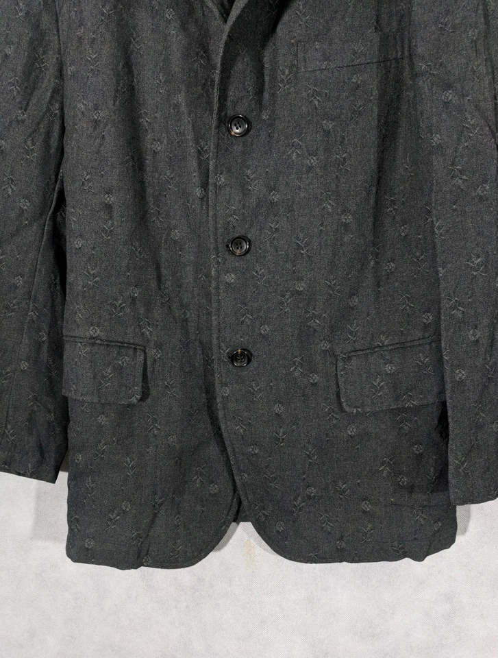 Chaqueta Blazer Comme des Garcons Homme AD 2003 Rosa Bordada 38" Arte Japón Foto 2 de 4