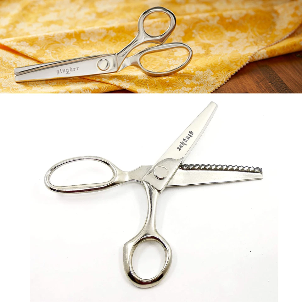 Gingher 7.5" Pinking Shears - Pinking Scissors, Zig Zag, Dressmaker, Dressmaking - Image 3 of 4