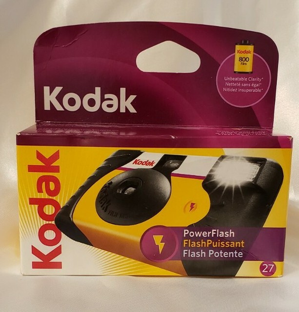 Kodak Power Flash Single Use Disposable Camera 27 EXP 01/2010 for