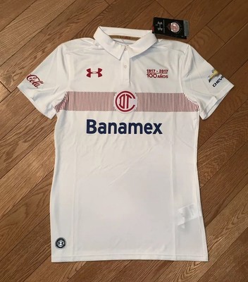 Under Armour Club Deportivo Toluca 100 Years Anniversary Jersey Women's  Small | eBay