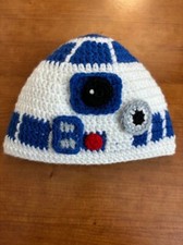 Handmade Inspired Star Wars R2D2 Beanie - OTHER SIZES AVAILABLE UPON REQUEST