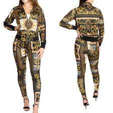 Victorious Women's Sports Luxury Jogging Track Suit Set S-3XL  VL209-J15G