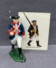 Marx Warriors of The World Ebenezer Bray Revolutionary War Soldier With Card