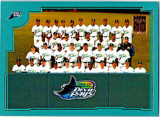 2001 Topps Baseball Team Photo Card # 779 Tampa Bay Devil Rays