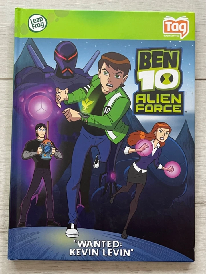 Ben 10 Alien Force Wanted Kevin Levin Tag Hardcover Interactive Book - Image 3 of 4