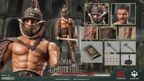 Figura de acción HHMODEL HH18053 Legión Imperial Edición Caza Gladiador Romano 1/6 - Imagen 8 de 8