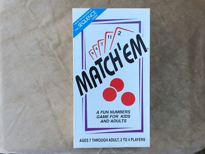 Match 'Em A Fast, Competitive Game by Jax - Makers of Sequence Game - New!