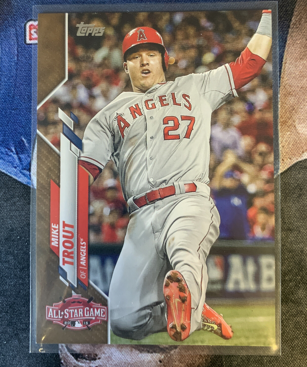 2020 Topps Update Series Mike Trout All-Star Game SP Bronze /2020 U-4 Angels