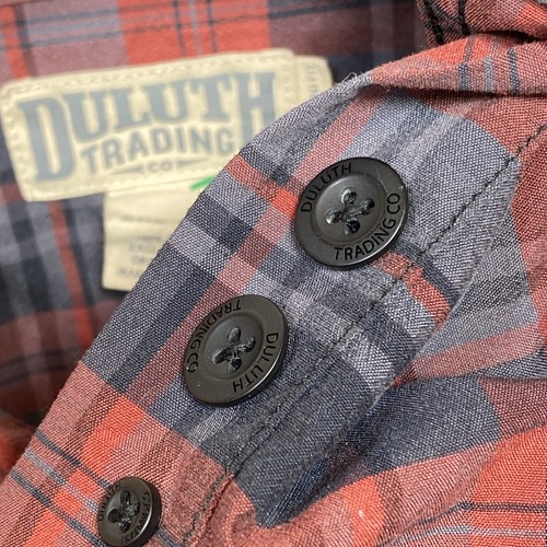 Duluth Shirt Mens 2XLT Button 100% Nylon Moisture Wicking Fishing Camping TALL - Picture 5 of 6