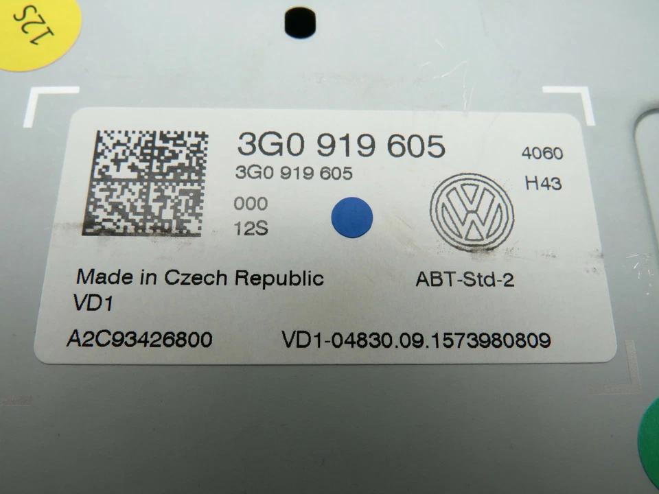 Display Anzeige Composition Media 6,5" Touchscreen VW Golf 7 Passat B8 Touran 5T - Bild 4 von 4