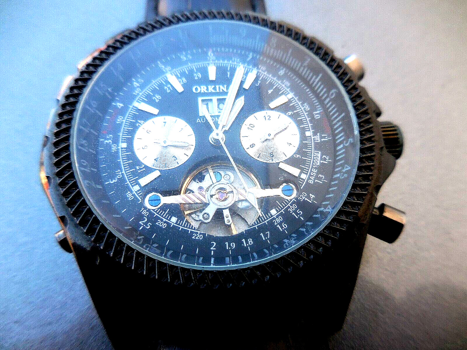 Montre tourbillon automatique Orkina pour homme avec calendrier multifonction