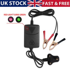 Car Battery Charger 12 Volt 12V Trickle Van Motorhome Caravan Motorbike Quad