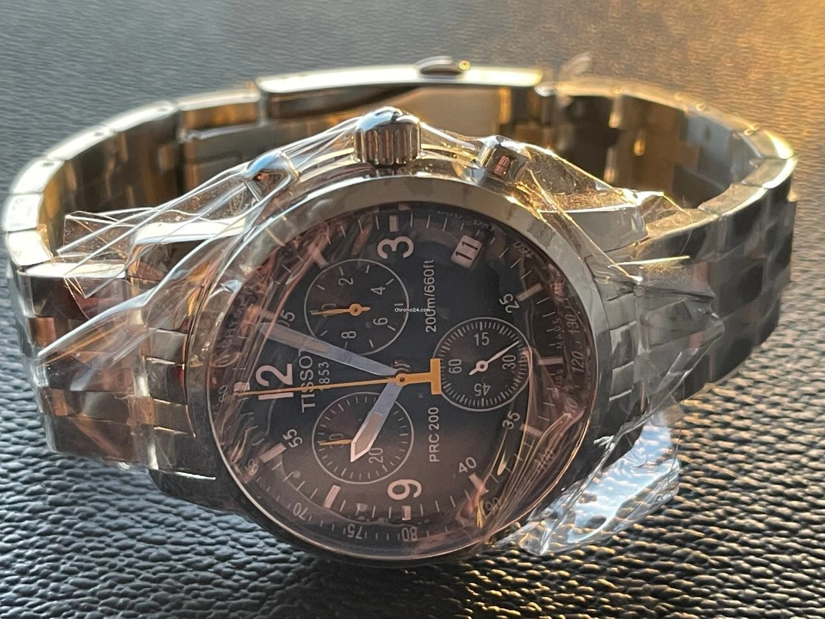 Tissot Watch PRC 200 T17.1.586.52 PRC200 Unworn Steel Quartz Black