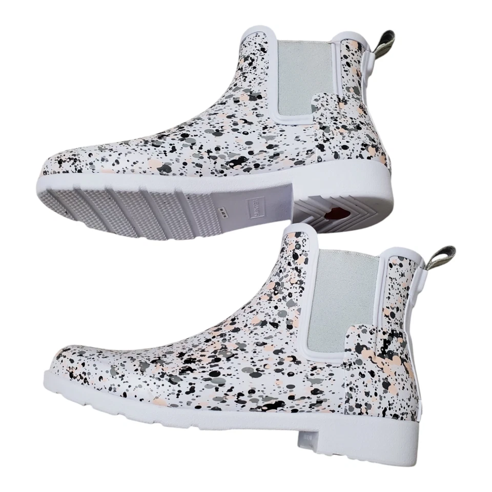 Bota Chelsea Hunter Original Estampado de Partículas Refinadas Impermeable Para Mujer EE. UU. 8 Foto 3 de 4