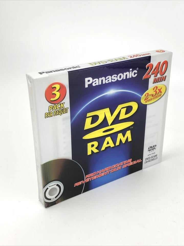 Panasonic 2-3x Speed Double-sided 240 minute (9.4GB) DVD-RAM Disc Sealed - Image 2 of 4
