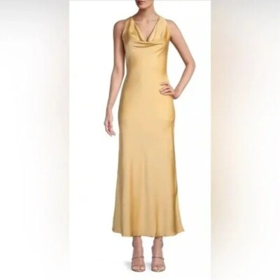 Bardot Gold Cowl Slip Dress Size 10 | eBay Bardot Gold Cowl Slip Dress Size 10 | eBay