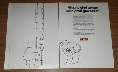 Rare Advertising Nixdorf Computer Many Have Growed Up With Us 1982