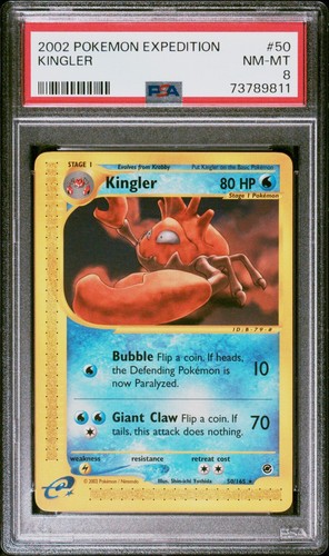 Kingler graded PSA 8 for sale on eBay