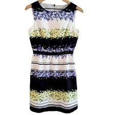 Loft Floral Print Sleeveless Dress