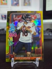 2025 Topps Chrome Football - Caleb Williams FS-1 Future Stars Yellow /275 Bears