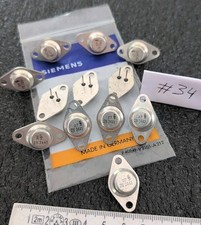 1x SIEMENS 2N3441 TRANSISTOR NPN 160V 3A 25W TO66 VINTAGE MIL