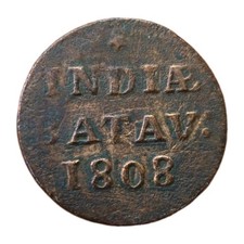 Indes Orientales Néerlandaises 1/16 Gulden 1808 Netherlands Indies