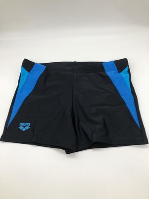 Arena Herren Badehose Schwimmhose SKELTER SHORTS, Schwarz-PIX Blau, D5 F85