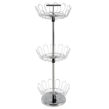 Rotating Shoe Rack Organizer - 3-Tier Shoe Storage Organizer Holds 18 Pairs -...