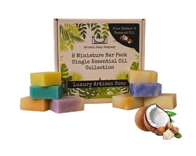Bristol Soap Company Luxury Artisan Mini 15 g (8er Pack), Mehrfarbig 