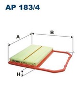 Filtron Luftfilter AP 183/4 FüR VW Seat Skoda