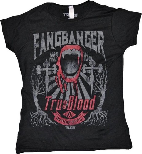 True Blood - Fangbanger - Ladies T-Shirt - Small