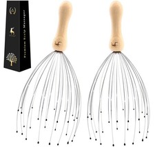 28 Finger Head Scratcher, Head Massager, Scalp Massager for Scalp Body Relaxi...