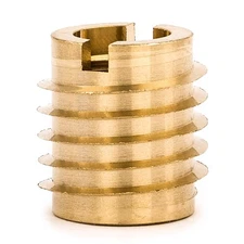 E Z Lok Threaded Inserts For Hard Wood Brass Or Stainless Steel 5/16 To 3/8