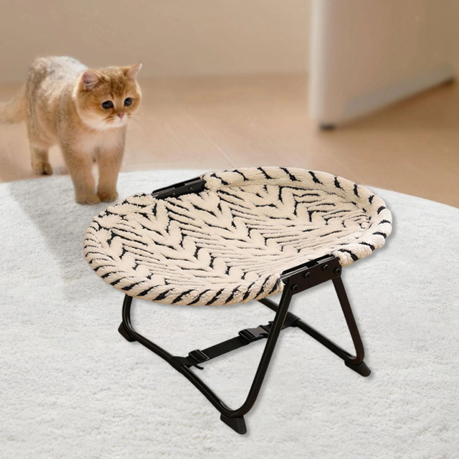Elevated Pet Bed Furniture with Storage Bag Gifts Indoor Folable Accessories