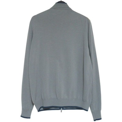 Used Good Condition HERMES Knit Switch Suede Leather Zip Up